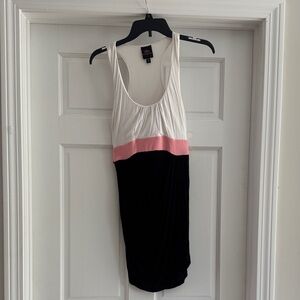 Sexy Y2K 2B Bebe Chic Colorblock Tank Dress